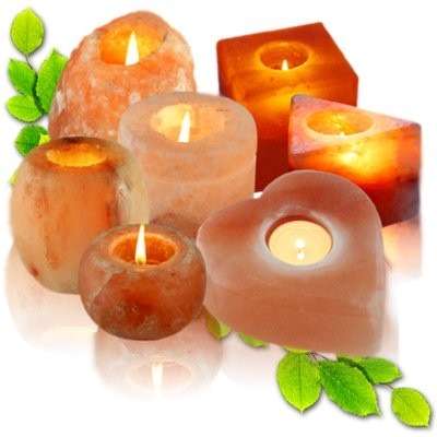 SALT CANDLE HOLDERS BY ALFAH SALTS
