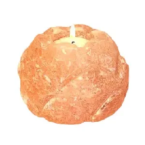 Textured Round Candle Holder by alfah salts